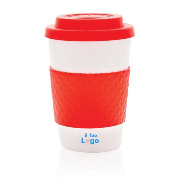 Tazza da caffè riutilizzabile 270ml - personalizzabile con logo