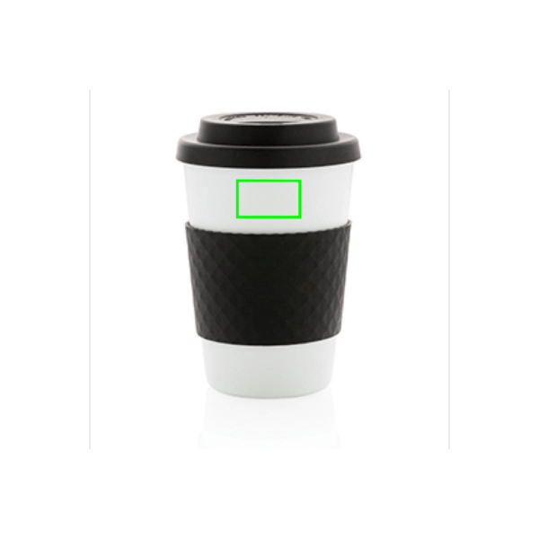 Tazza da caffè riutilizzabile 270ml - personalizzabile con logo