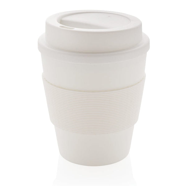 Tazza da caffè riutilizzabile con tappo a vite 350ml Colore: bianco €3.29 - P432.683