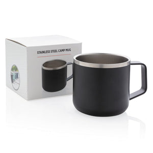 Tazza da campo acciaio inossidabile - personalizzabile con logo