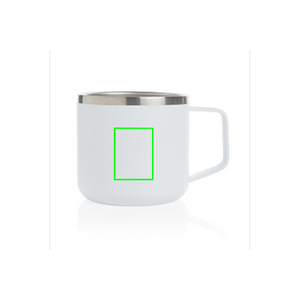 Tazza da campo acciaio inossidabile - personalizzabile con logo