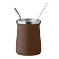 Tazza da tè Yerba mate Marrone - personalizzabile con logo