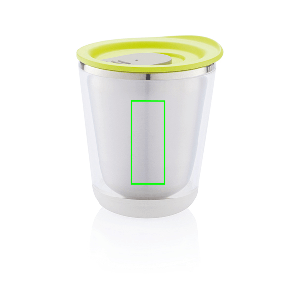 Tazza da viaggio Dia tappo colorato - personalizzabile con logo