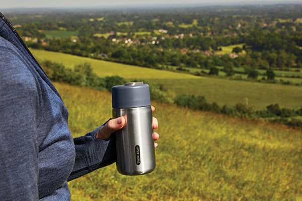 Tazza da viaggio termica Black+Blum in acciaio 340ml - personalizzabile con logo