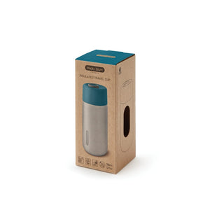 Tazza da viaggio termica Black+Blum in acciaio 340ml - personalizzabile con logo