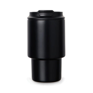 Tazza da viaggio VINGA Nagano RCS 350ML nero - personalizzabile con logo