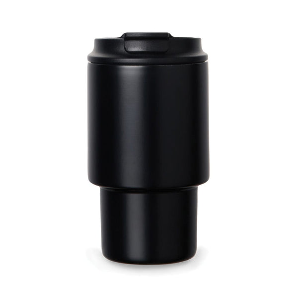 Tazza da viaggio VINGA Nagano RCS 350ML nero - personalizzabile con logo