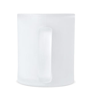 Tazza di vetro frosted subli Mallorca 335ml Trasparente - personalizzabile con logo