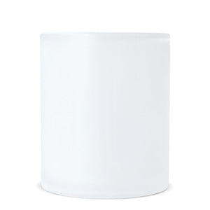Tazza di vetro frosted subli Mallorca 335ml Trasparente - personalizzabile con logo