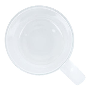 Tazza di vetro frosted subli Mallorca 335ml Trasparente - personalizzabile con logo