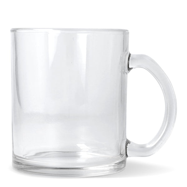 Tazza di vetro subli Mallorca 335ml Trasparente - personalizzabile con logo