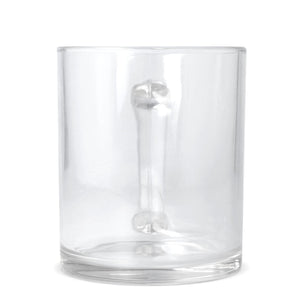 Tazza di vetro subli Mallorca 335ml Trasparente - personalizzabile con logo