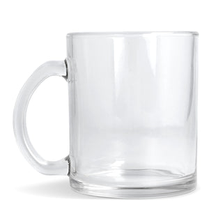Tazza di vetro subli Mallorca 335ml Trasparente - personalizzabile con logo