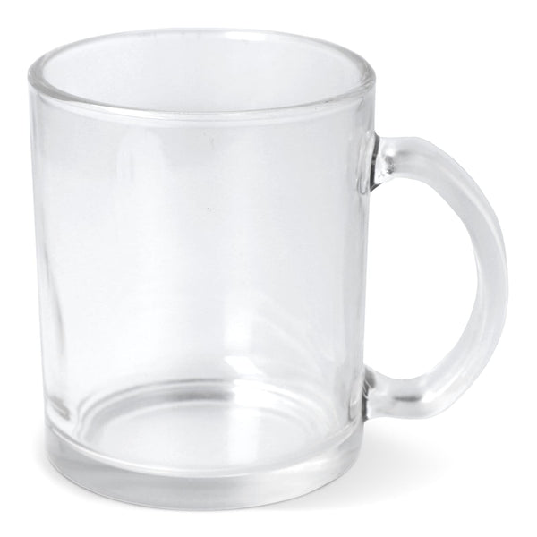 Tazza di vetro subli Mallorca 335ml Trasparente - personalizzabile con logo