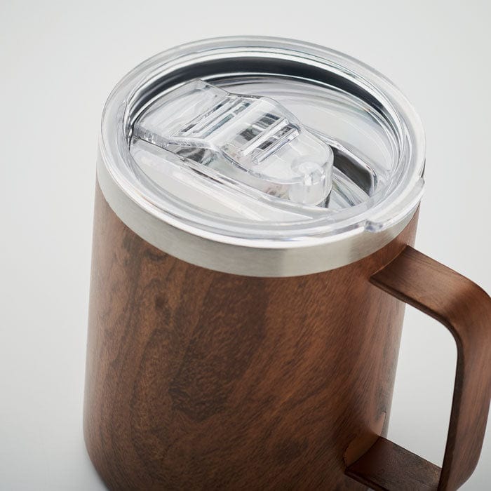 Tazza doppio strato 300 ml Recycled marrone - personalizzabile con logo