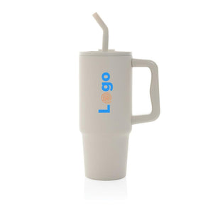 Tazza Embrace deluxe in r-Acciaio RCS 900ml - personalizzabile con logo