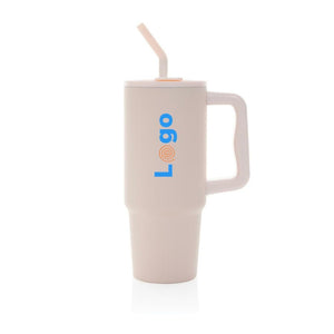 Tazza Embrace deluxe in r-Acciaio RCS 900ml - personalizzabile con logo