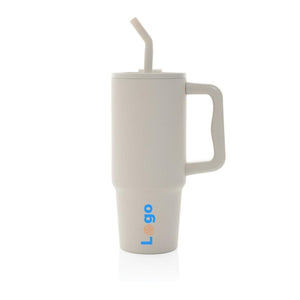 Tazza Embrace deluxe in r-Acciaio RCS 900ml - personalizzabile con logo