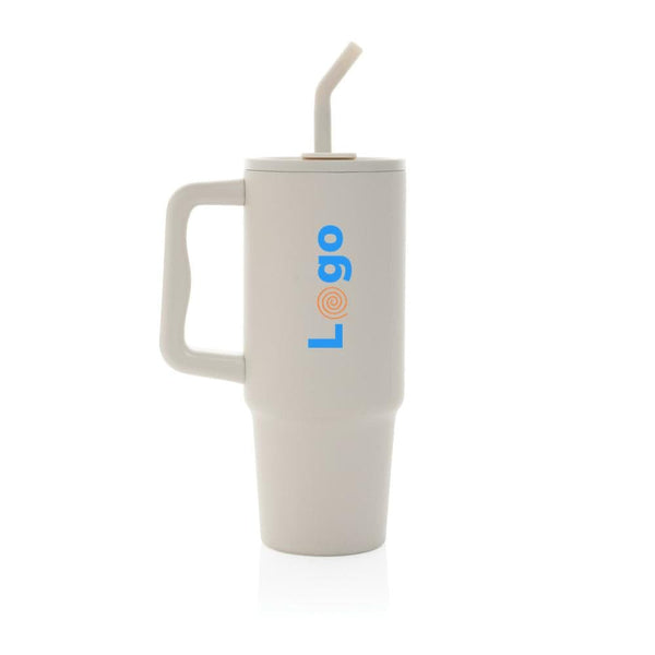 Tazza Embrace deluxe in r-Acciaio RCS 900ml - personalizzabile con logo