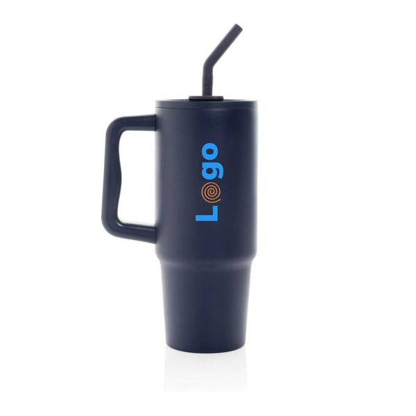 Tazza Embrace deluxe in r-Acciaio RCS 900ml - personalizzabile con logo