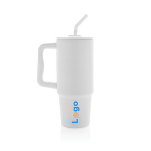 Tazza Embrace deluxe in r-Acciaio RCS 900ml - personalizzabile con logo