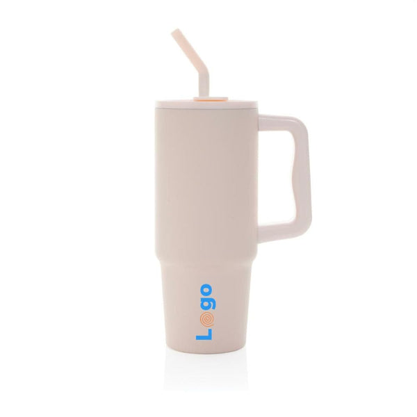 Tazza Embrace deluxe in r-Acciaio RCS 900ml - personalizzabile con logo
