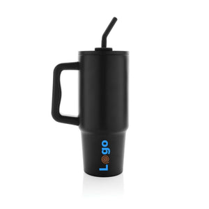 Tazza Embrace deluxe in r-Acciaio RCS 900ml - personalizzabile con logo