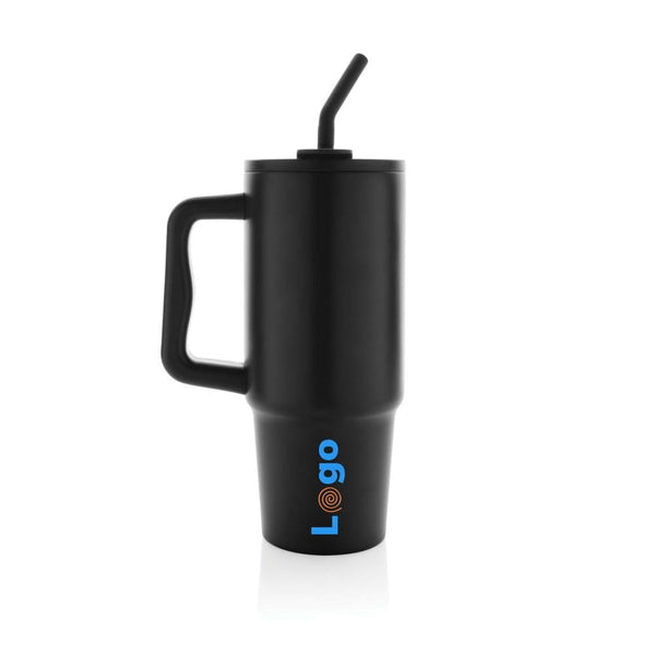 Tazza Embrace deluxe in r-Acciaio RCS 900ml - personalizzabile con logo