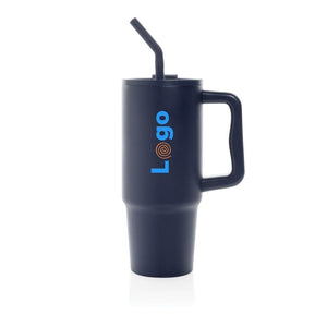 Tazza Embrace deluxe in r-Acciaio RCS 900ml - personalizzabile con logo