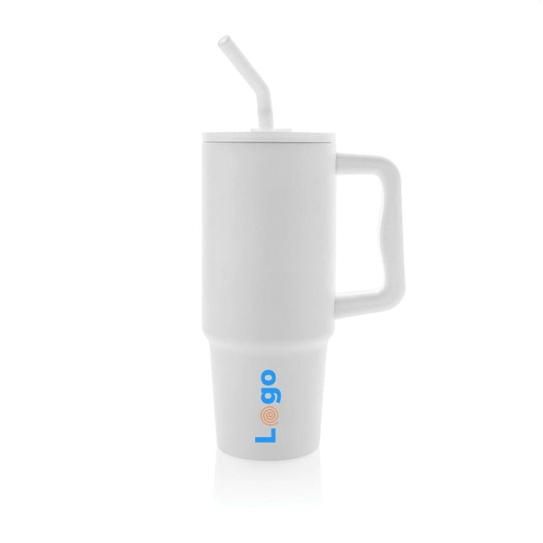 Tazza Embrace deluxe in r-Acciaio RCS 900ml - personalizzabile con logo
