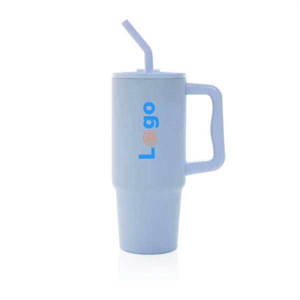 Tazza Embrace deluxe in r-Acciaio RCS 900ml - personalizzabile con logo