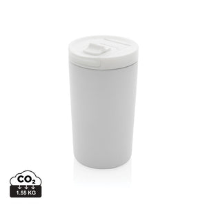 Tazza ermetica a doppia parete RCS RSS bianco - personalizzabile con logo