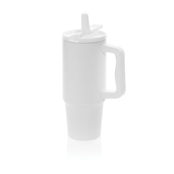 Tazza ermetica Embrace in rAcciaio RCS 900ML bianco - personalizzabile con logo