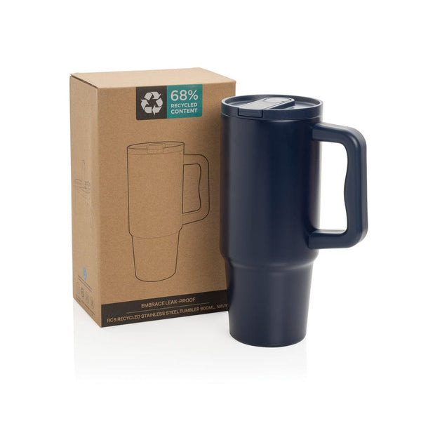 Tazza ermetica Embrace in rAcciaio RCS 900ML - personalizzabile con logo