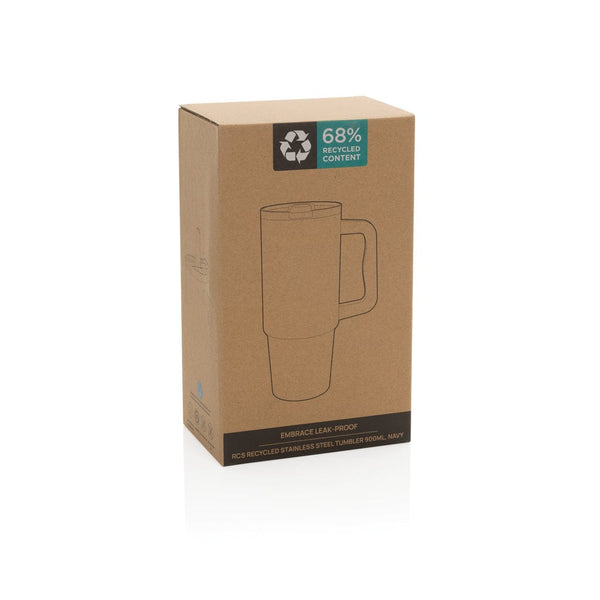 Tazza ermetica Embrace in rAcciaio RCS 900ML - personalizzabile con logo