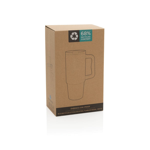 Tazza ermetica Embrace in rAcciaio RCS 900ML - personalizzabile con logo