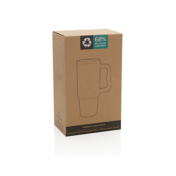 Tazza ermetica Embrace in rAcciaio RCS 900ML - personalizzabile con logo