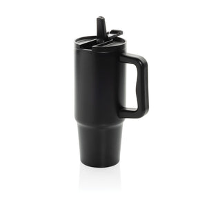 Tazza ermetica Embrace in rAcciaio RCS 900ML nero - personalizzabile con logo