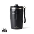 Tazza ermetica richiudibile Nordic Drift Trail RCS 350ML nero - personalizzabile con logo