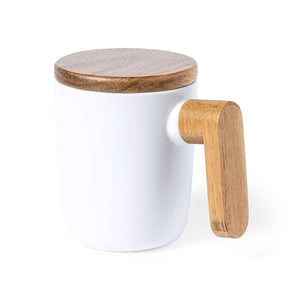 Tazza Haruncal bianco - personalizzabile con logo