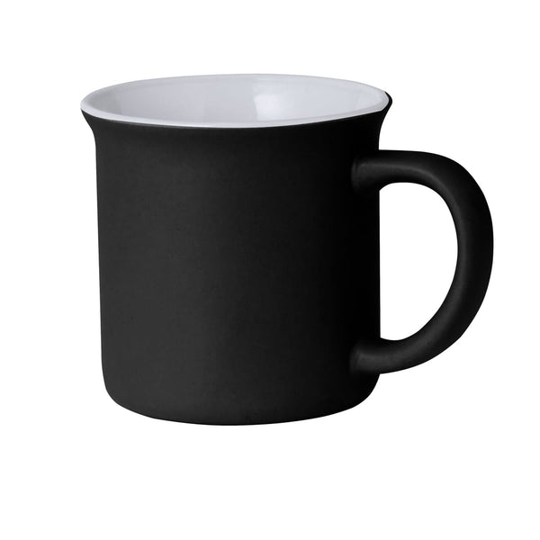 Tazza Hilman nero - personalizzabile con logo