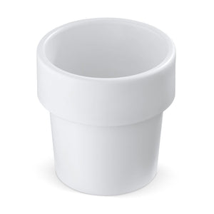 Tazza Hot-but-cool con semi di piante di basilico Bianco - personalizzabile con logo