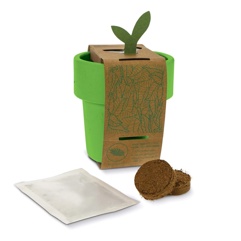 Tazza Hot-but-cool con semi di piante di basilico - personalizzabile con logo