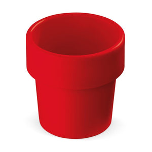 Tazza Hot-but-cool con semi di piante di basilico Rosso - personalizzabile con logo