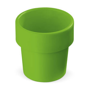 Tazza Hot-but-cool con semi di piante di basilico verde - personalizzabile con logo