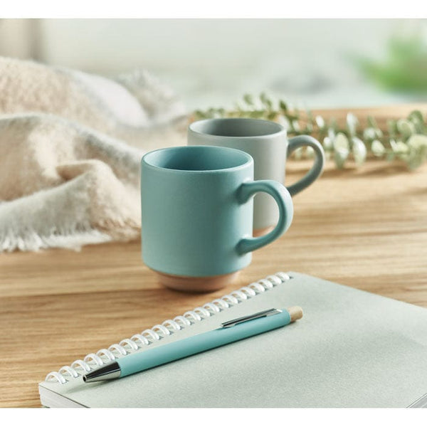 Tazza impilabile in ceramica 170ml - personalizzabile con logo