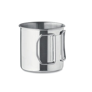 Tazza in acciaio inox 330 ml Argento - personalizzabile con logo