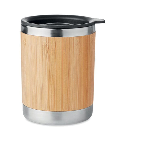 Tazza in bamboo 250 ml beige - personalizzabile con logo