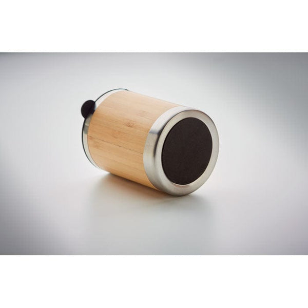 Tazza in bamboo 250 ml beige - personalizzabile con logo