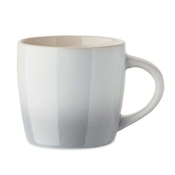 Tazza in ceramica. 300 ml. Bianco - personalizzabile con logo